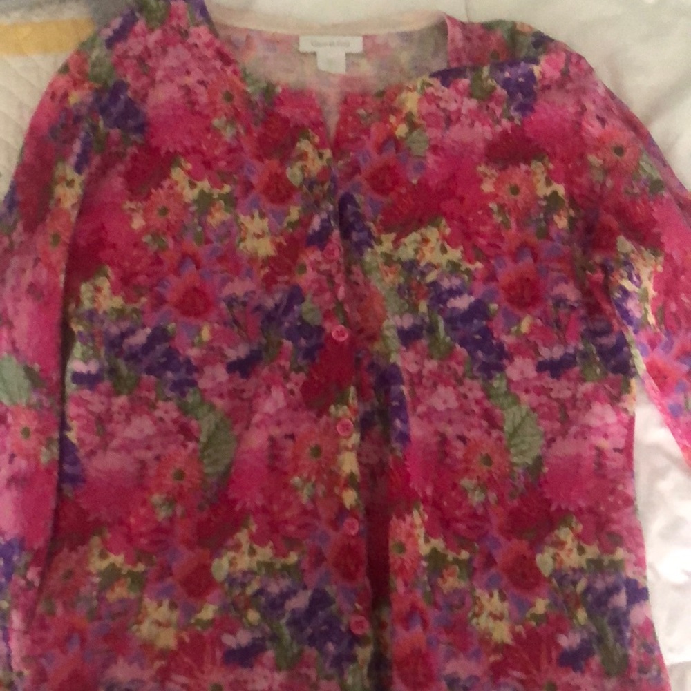 Garnet Hill cardigan. Size large. Very good condition